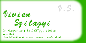 vivien szilagyi business card